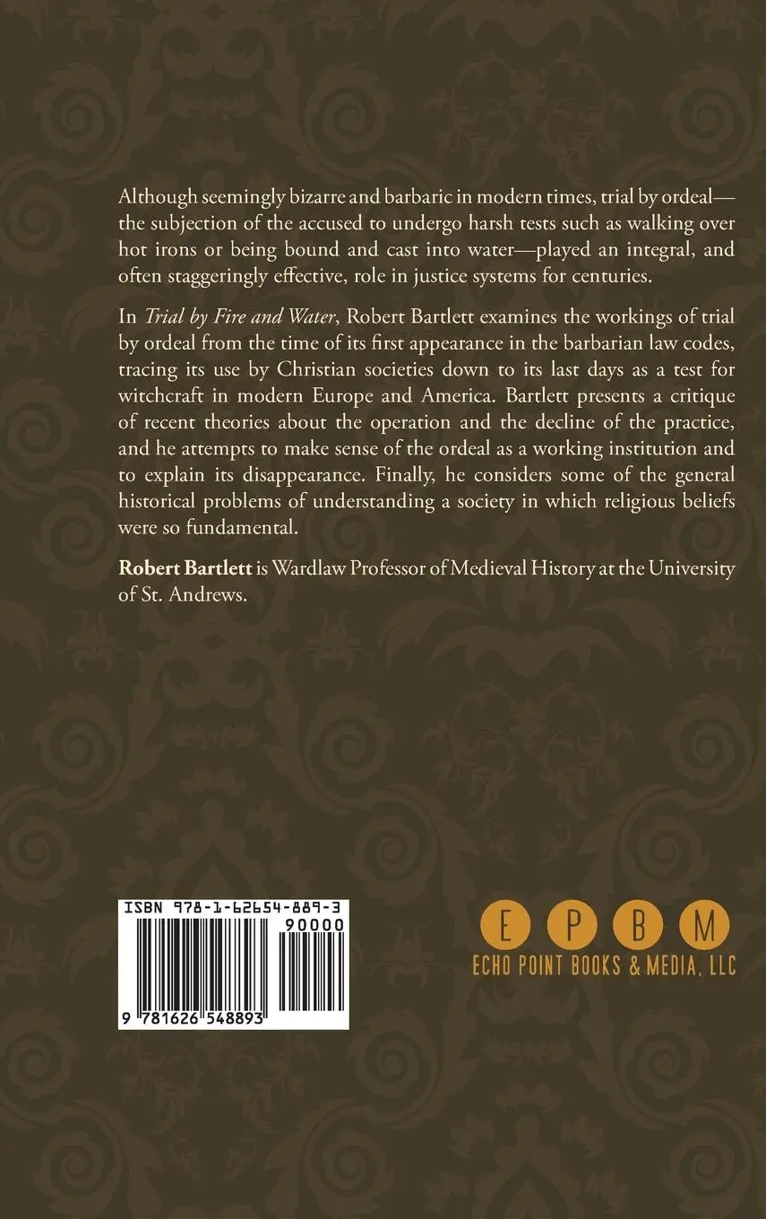 Rückseite: 9781626548893 | Trial by Fire and Water | Robert Bartlett | Buch | Gebunden | Englisch
