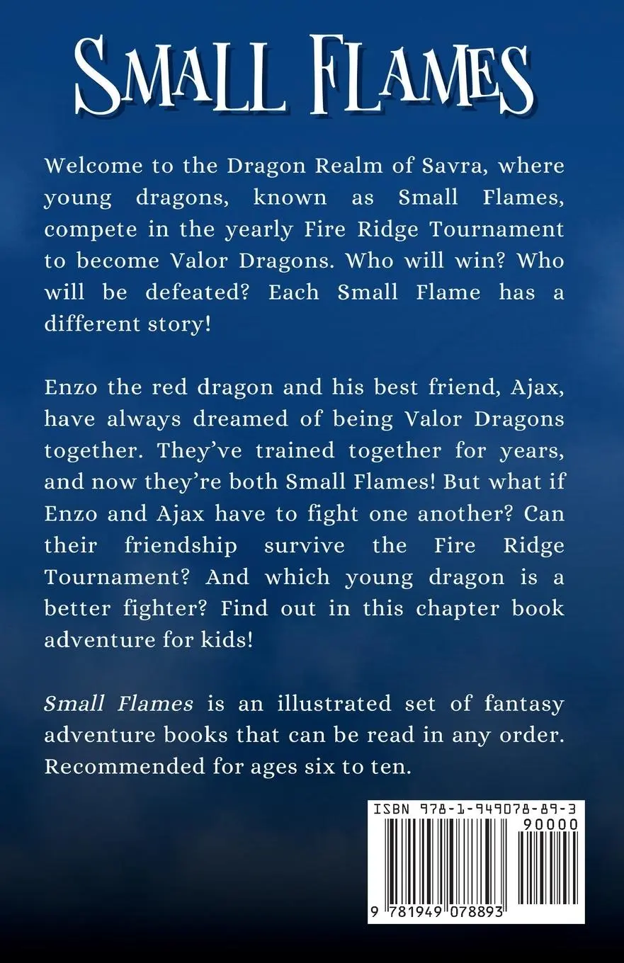 Rückseite: 9781949078893 | Small Flames Enzo the Red Dragon | A. M. Luzzader (u. a.) | Buch