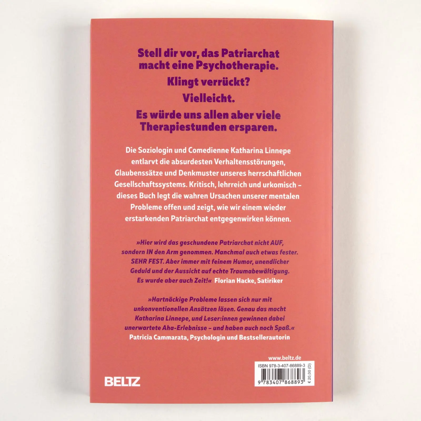 Rückseite: 9783407868893 | Wenn das Patriarchat in Therapie geht | Katharina Linnepe | Buch