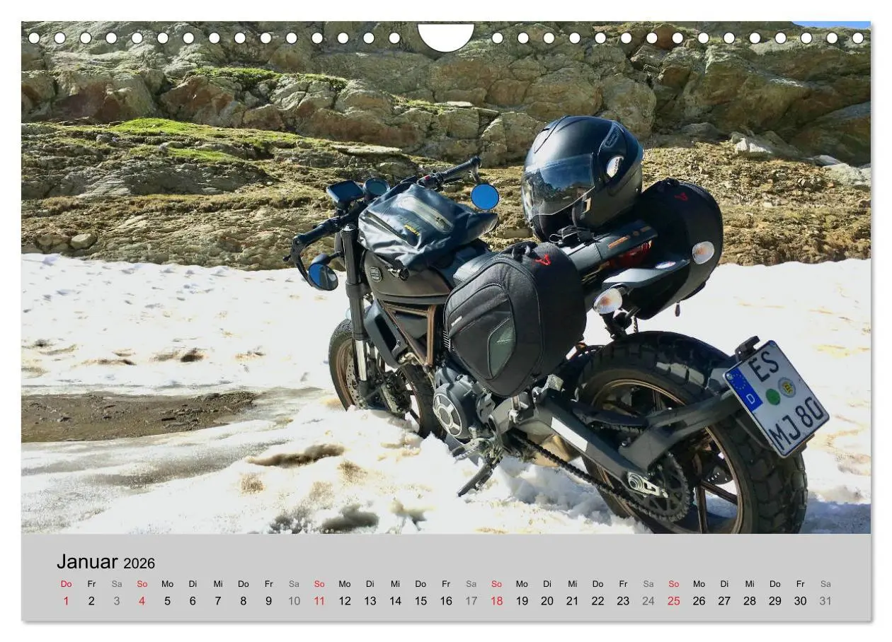 Bild: 9783457748893 | Scrambler Motorräder mit Stil (Wandkalender 2026 DIN A4 quer),...