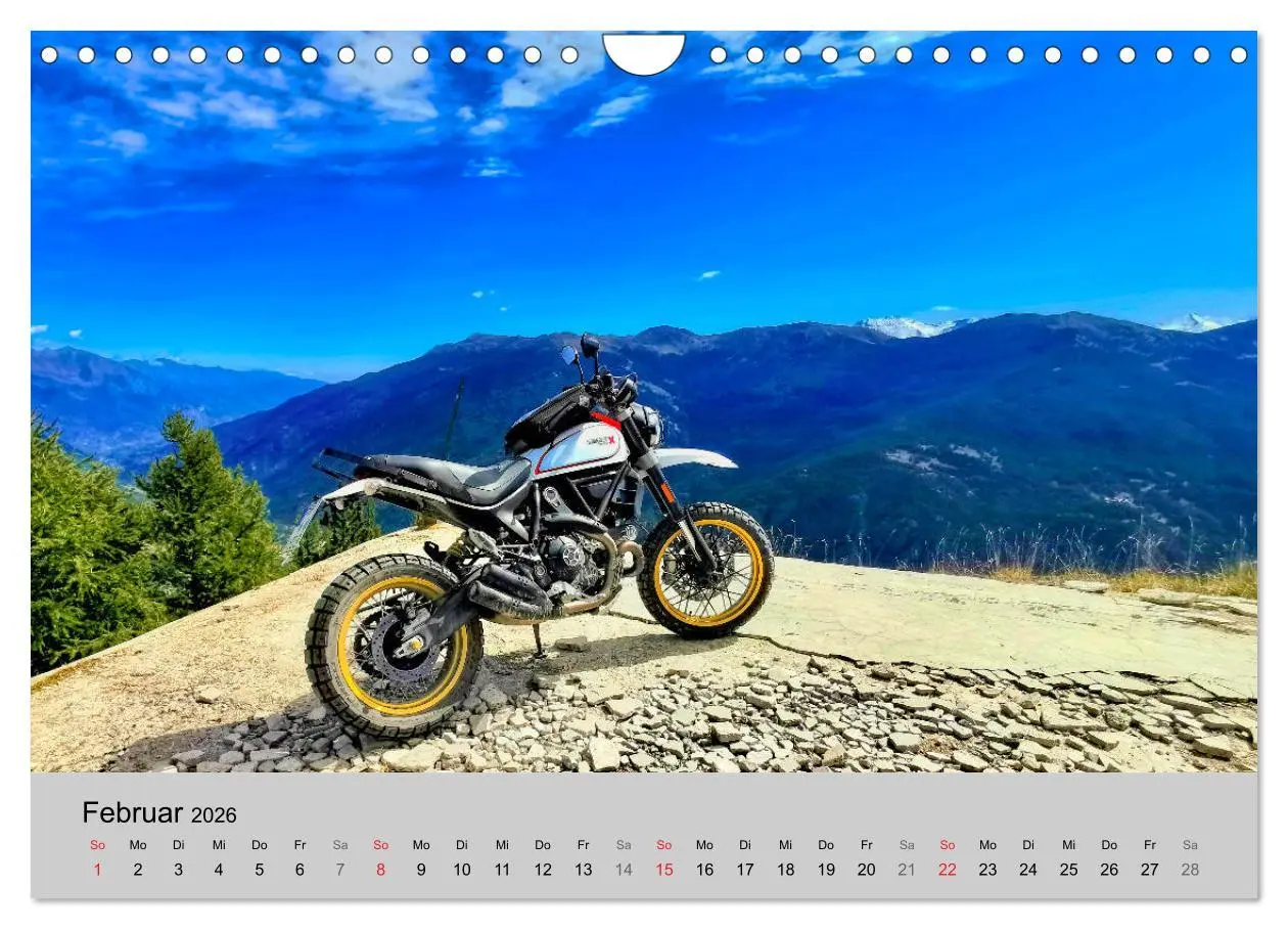 Bild: 9783457748893 | Scrambler Motorräder mit Stil (Wandkalender 2026 DIN A4 quer),...