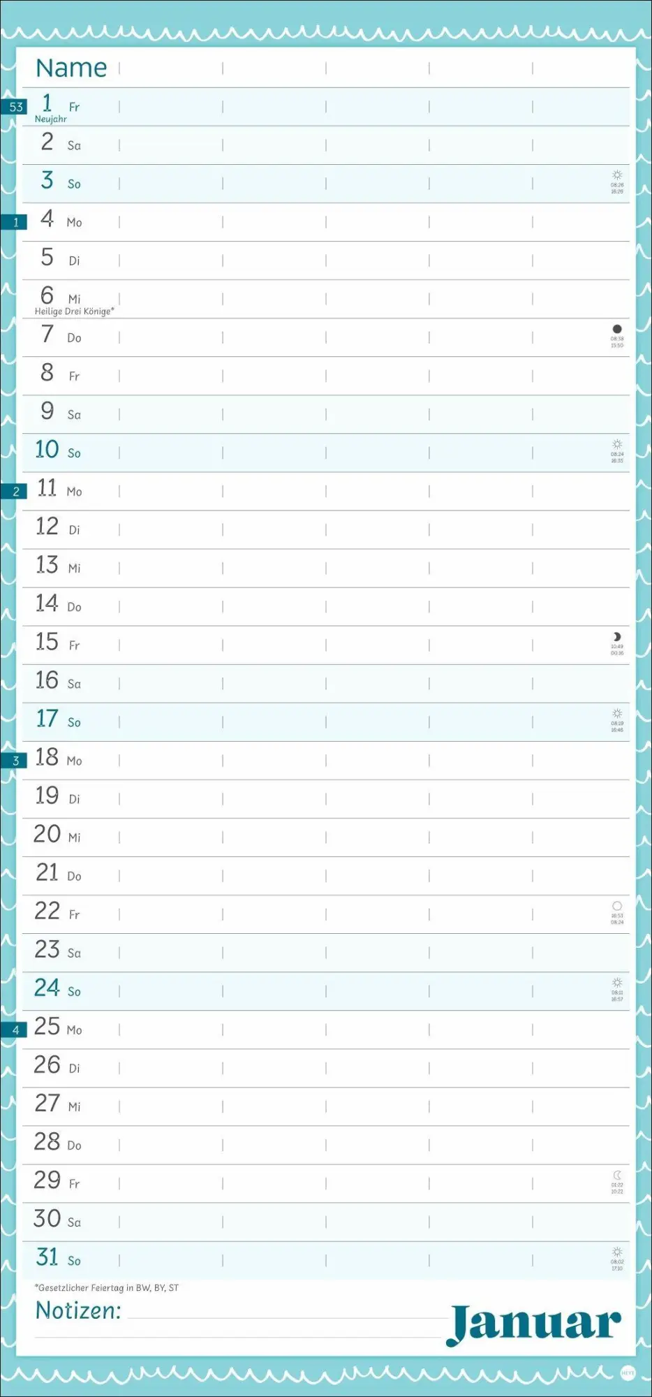 Bild: 9783756418893 | Deko-Familienplaner Happy Times 2027 | Kalender | 15 S. | Deutsch
