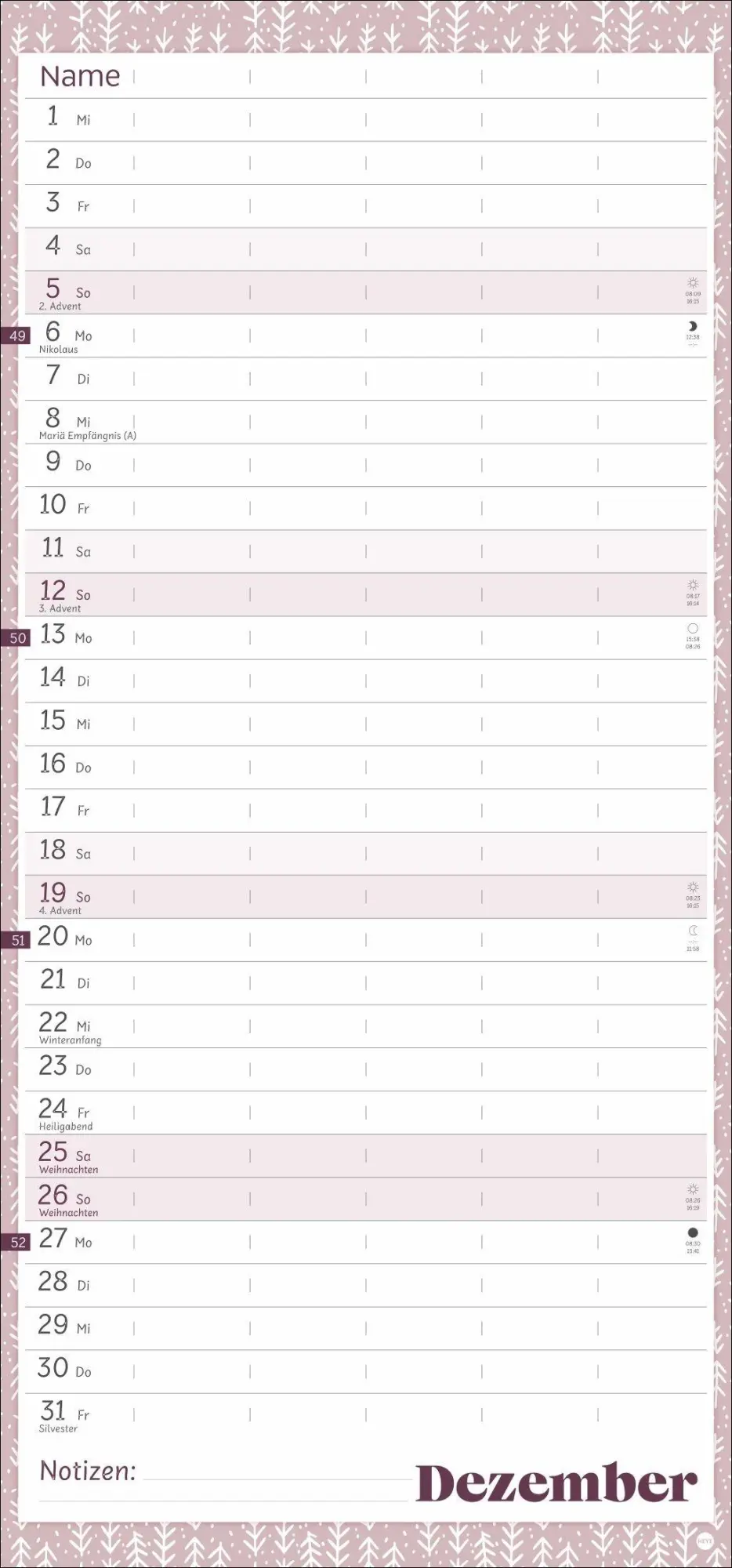 Bild: 9783756418893 | Deko-Familienplaner Happy Times 2027 | Kalender | 15 S. | Deutsch