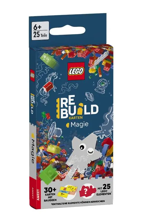 Cover: 9783960808893 | LEGO® - Rebuild Karten - Magie | mit LEGO-Elementen | Taschenbuch