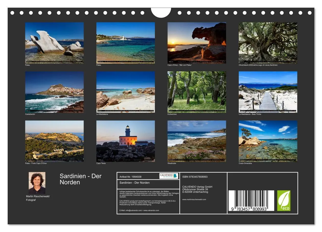 Bild: 9783457808993 | Sardinien - Der Norden (Wandkalender 2026 DIN A4 quer), CALVENDO...
