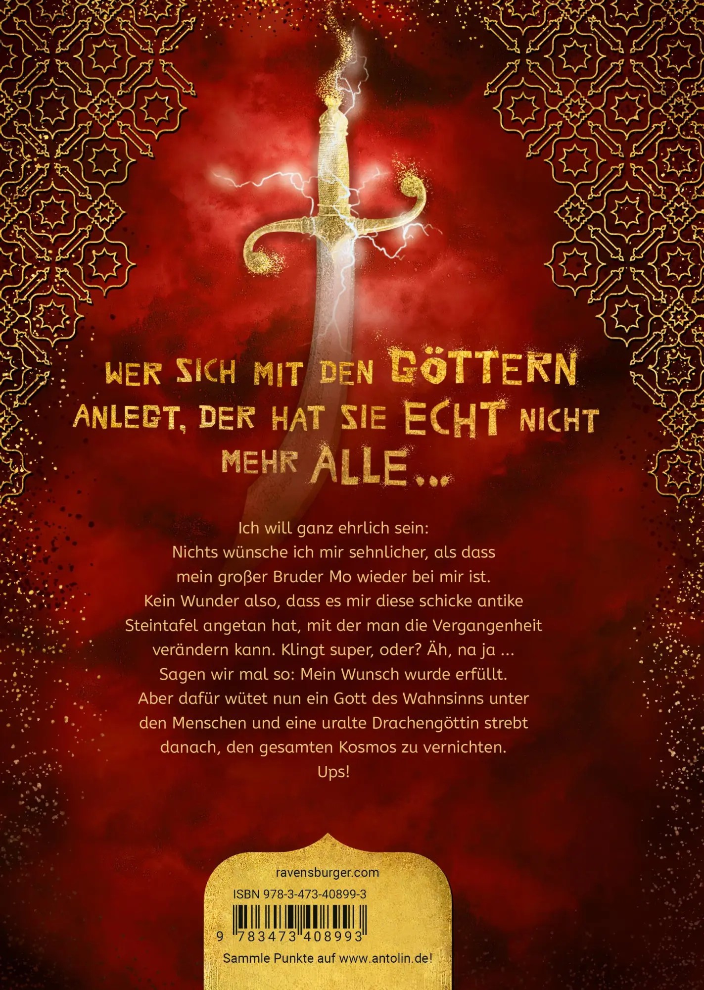 Rückseite: 9783473408993 | Sikander gegen die Götter, Band 2: Der Zorn der Drachengöttin (Rick...