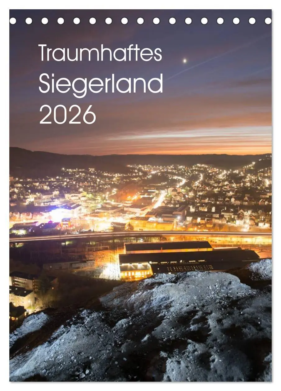 Cover: 9783516448993 | Traumhaftes Siegerland 2026 (Tischkalender 2026 DIN A5 hoch),...