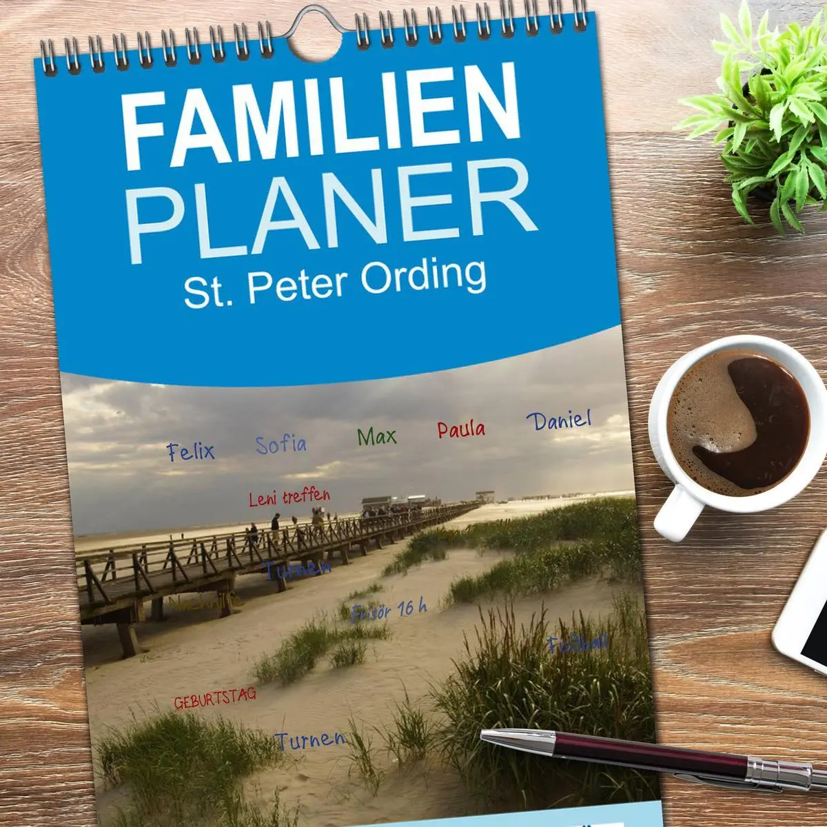 Bild: 9783516518993 | Familienplaner 2026 - St. Peter Ording 2026 mit 5 Spalten...