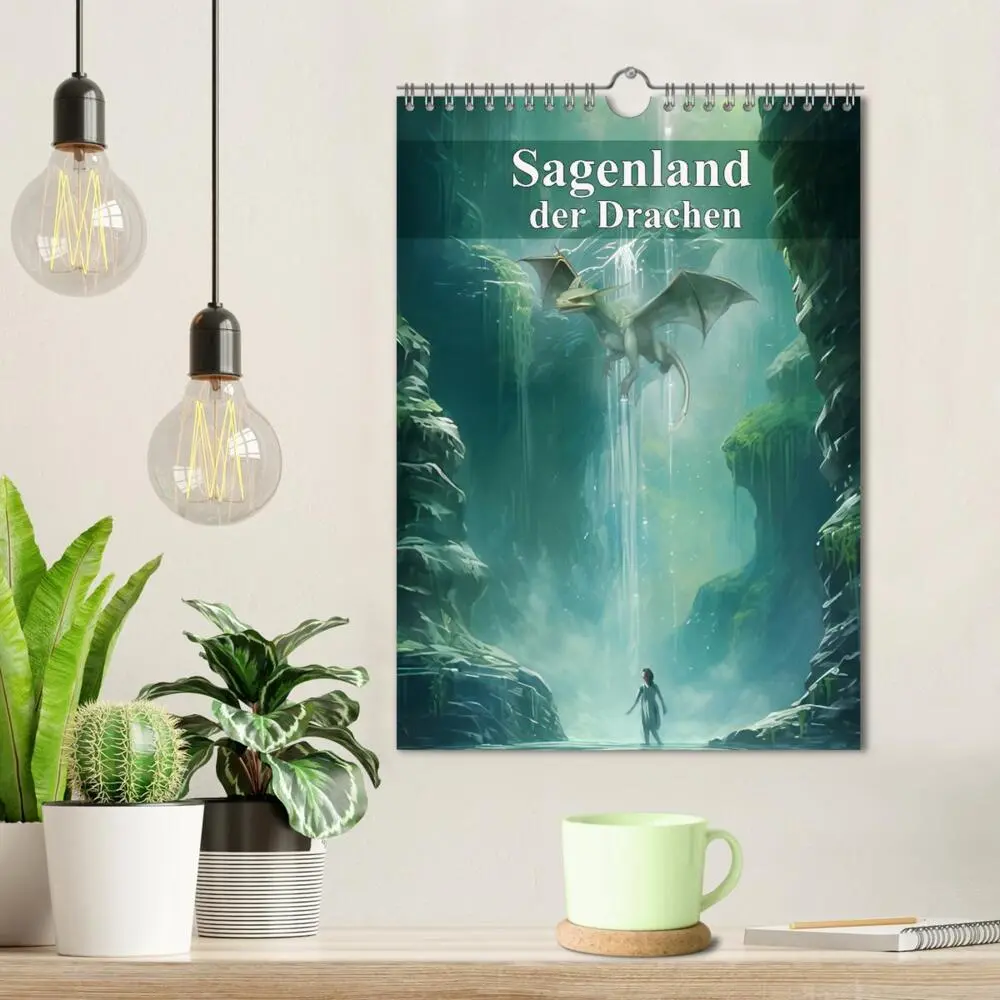 Bild: 9783435849093 | Sagenland der Drachen (Wandkalender 2025 DIN A4 hoch), CALVENDO...