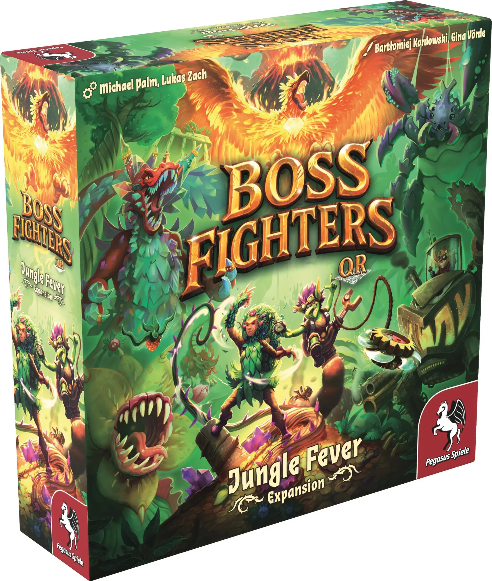 Cover: 4250231749193 | Boss Fighters QR: Jungle Fever [Expansion] (English Edition) | Spiel