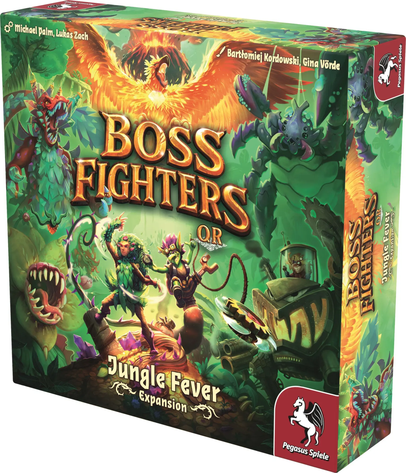 Bild: 4250231749193 | Boss Fighters QR: Jungle Fever [Expansion] (English Edition) | Spiel