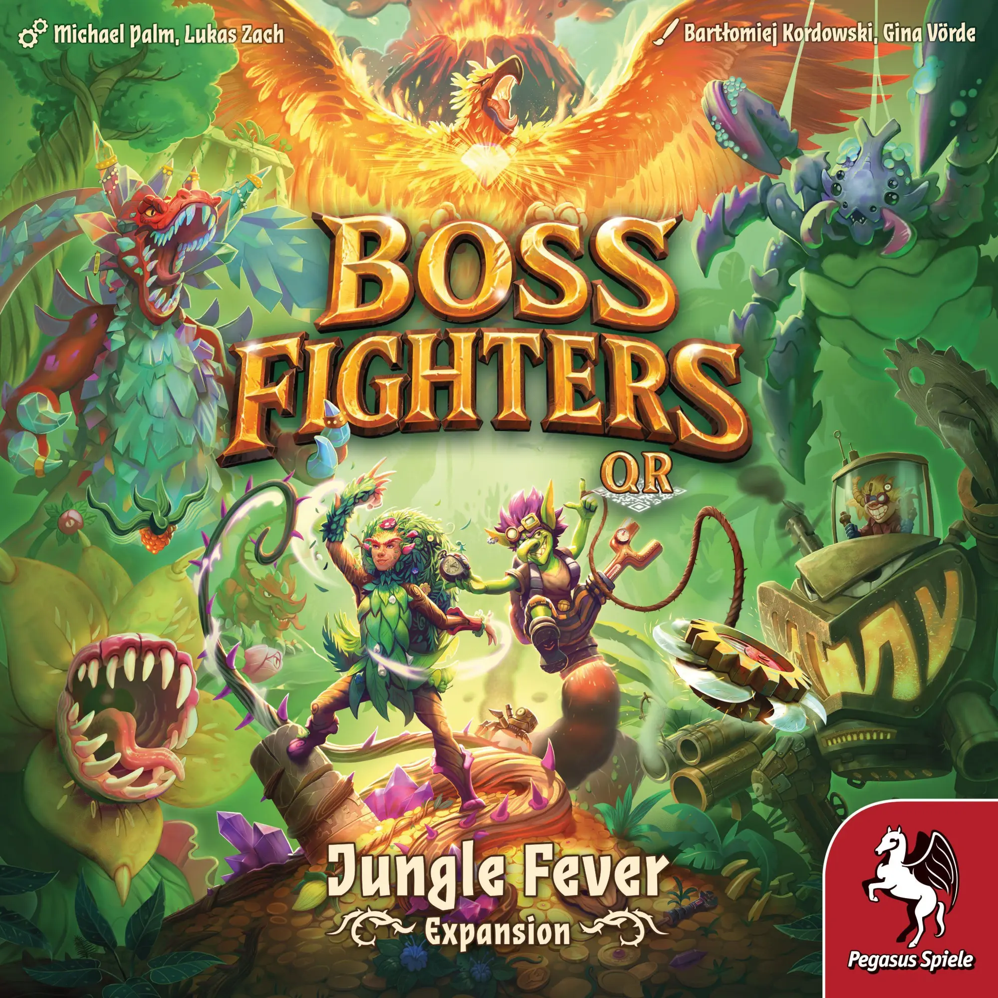 Bild: 4250231749193 | Boss Fighters QR: Jungle Fever [Expansion] (English Edition) | Spiel