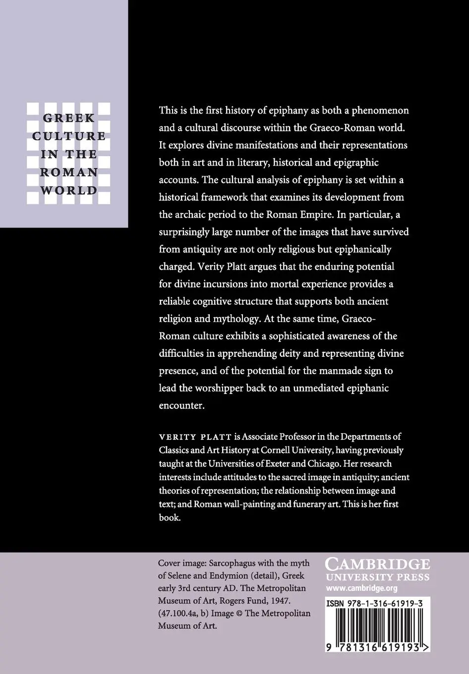 Rückseite: 9781316619193 | Facing the Gods | Verity Platt | Taschenbuch | Kartoniert / Broschiert