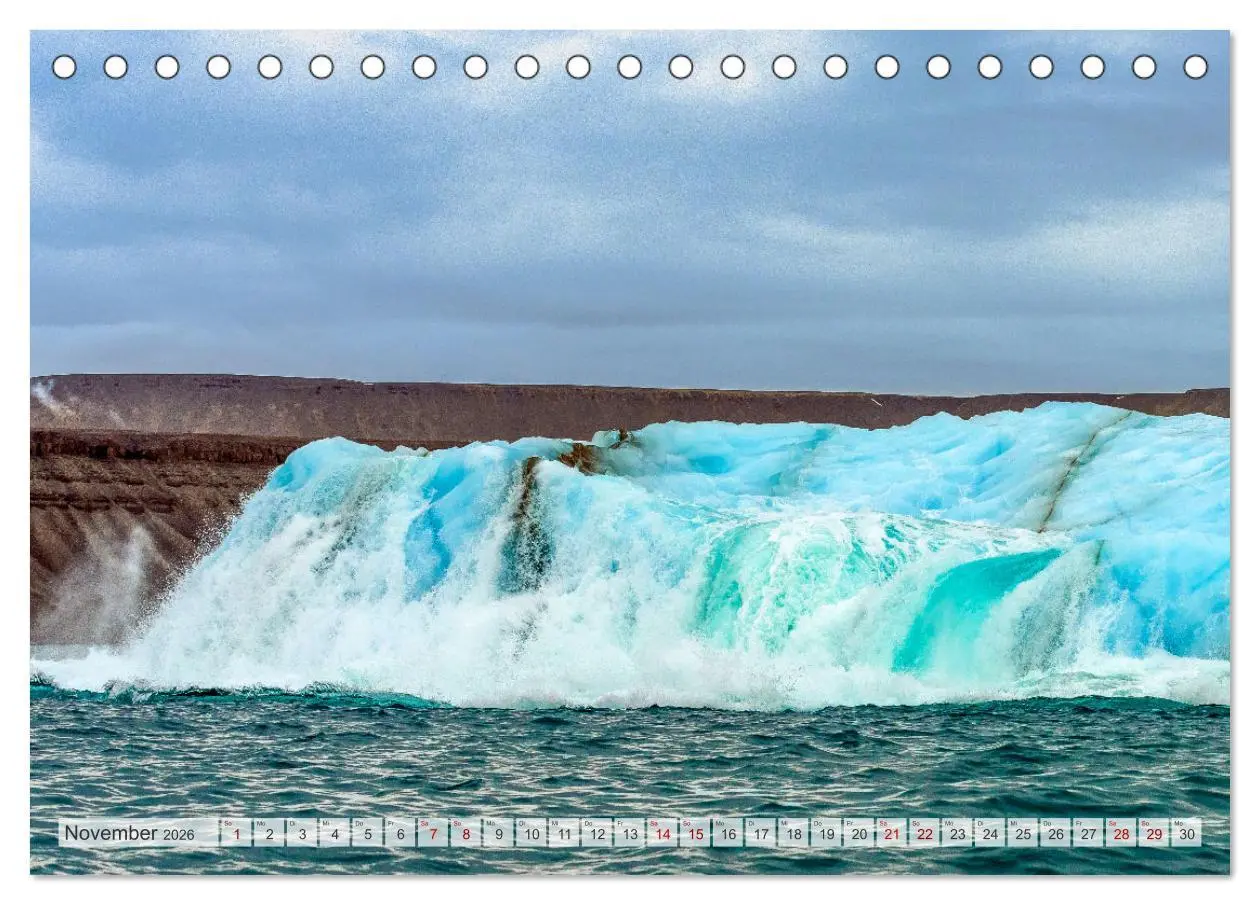 Bild: 9783457619193 | Eisgiganten der Arktis (Tischkalender 2026 DIN A5 quer), CALVENDO...