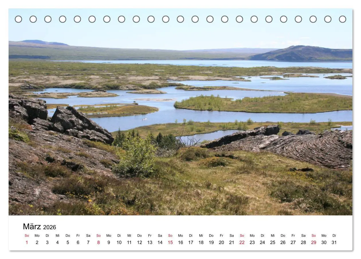 Bild: 9783457789193 | Der goldene Zirkel, Island (Tischkalender 2026 DIN A5 quer),...