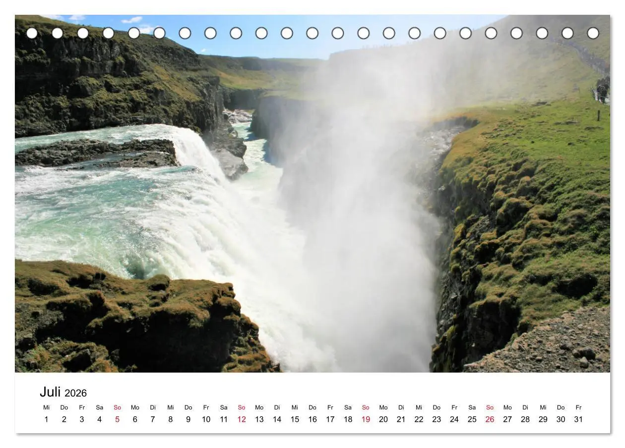 Bild: 9783457789193 | Der goldene Zirkel, Island (Tischkalender 2026 DIN A5 quer),...