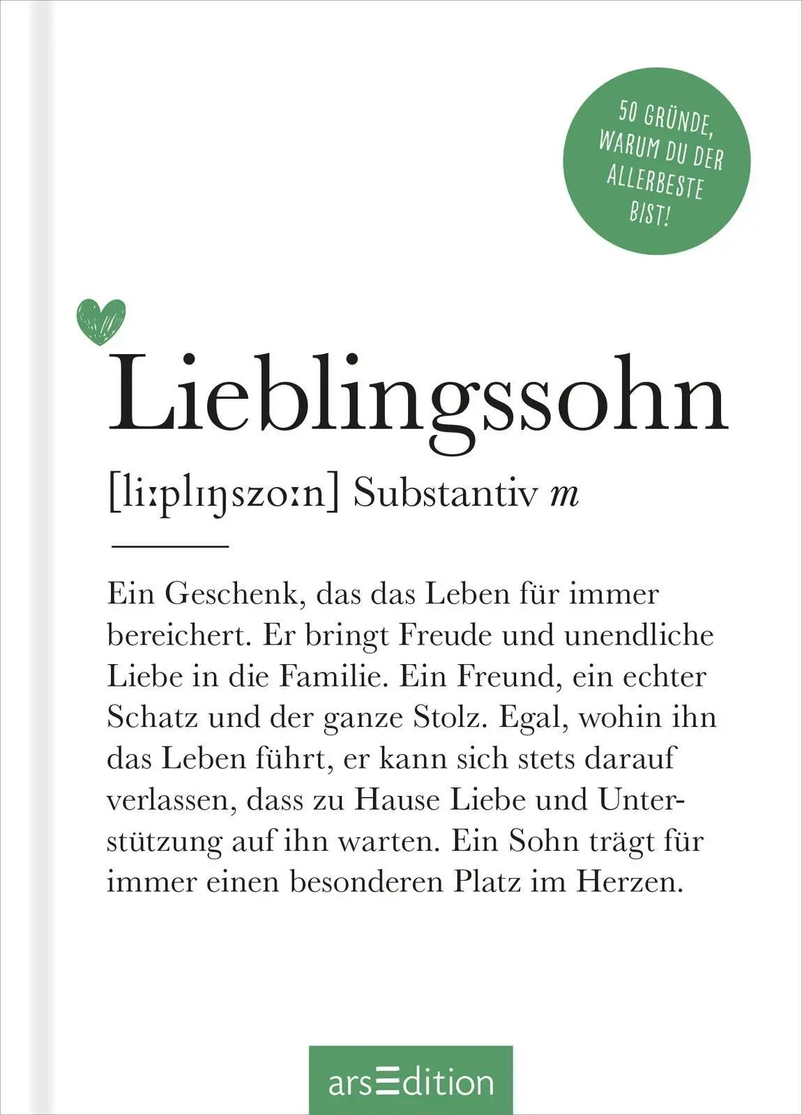 Bild: 9783845869193 | Lieblingssohn (Substantiv, m) | Buch | 48 S. | Deutsch | 2026