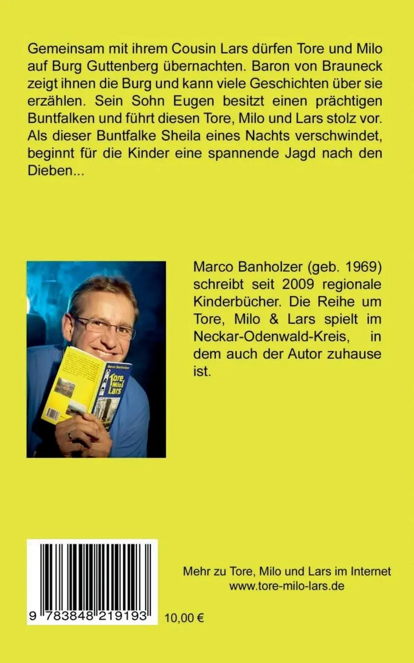 Rückseite: 9783848219193 | Tore, Milo &amp; Lars - Neue Abenteuer auf Burg Guttenberg | Banholzer