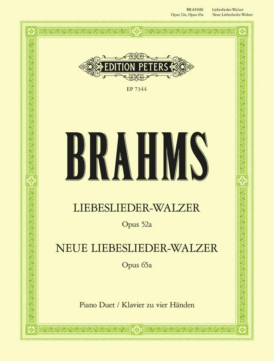 Cover: 9790577009193 | Liebeslieder-Walzer Op. 52a; Neue Liebeslieder-Walzer Op. 65a for...