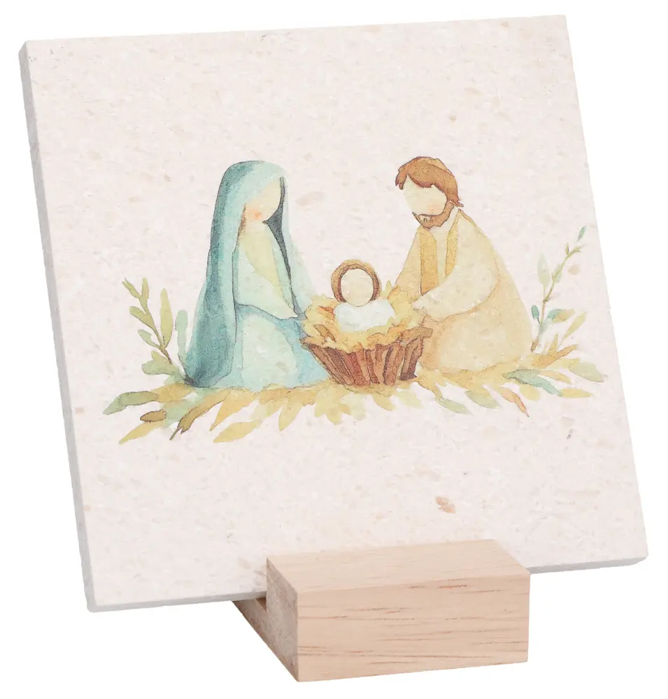 Natursteintafel - Heilige Familie