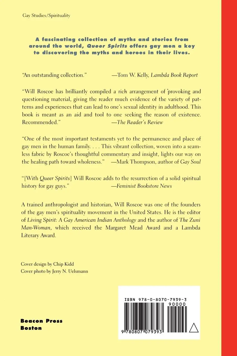 Rückseite: 9780807079393 | Queer Spirits | Will Roscoe | Taschenbuch | Englisch | 1996