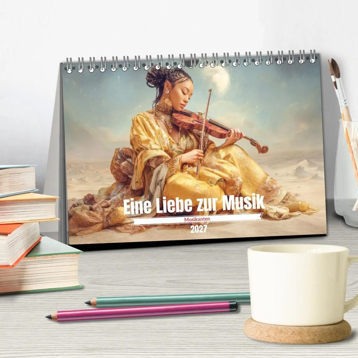Bild: 9783516929393 | Eine Liebe zur Musik - Musikanten (Tischkalender 2027 DIN A5 quer),...