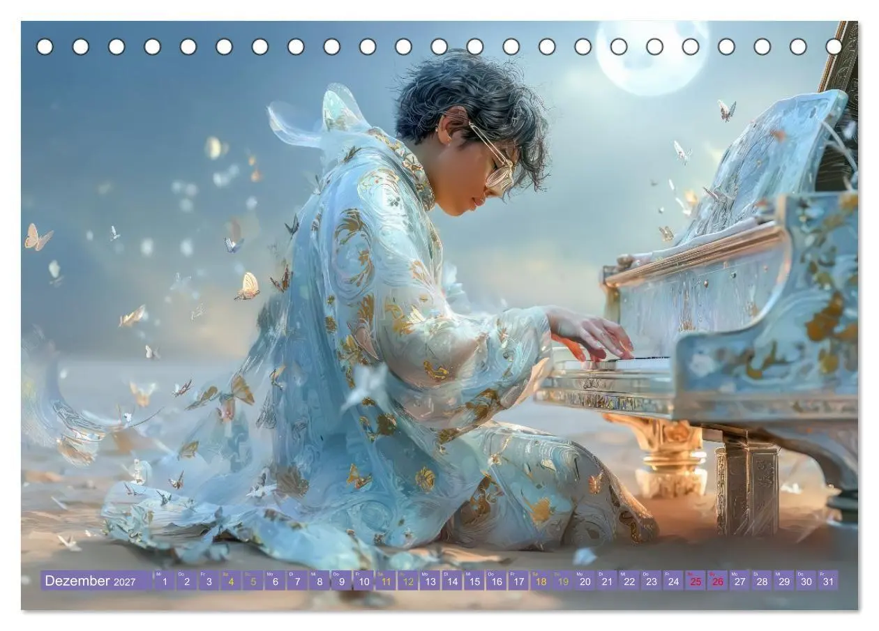 Bild: 9783516929393 | Eine Liebe zur Musik - Musikanten (Tischkalender 2027 DIN A5 quer),...