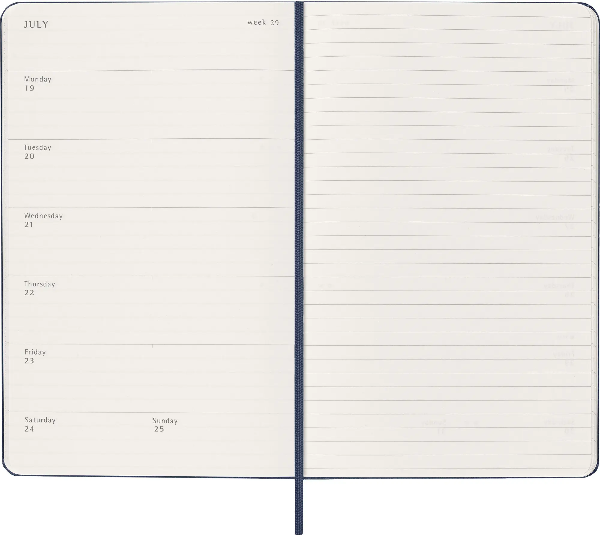Bild: 8056999279493 | Moleskine 12 Monate Wochen Notizkalender 2027, Large/A5, 1 Wo = 1...