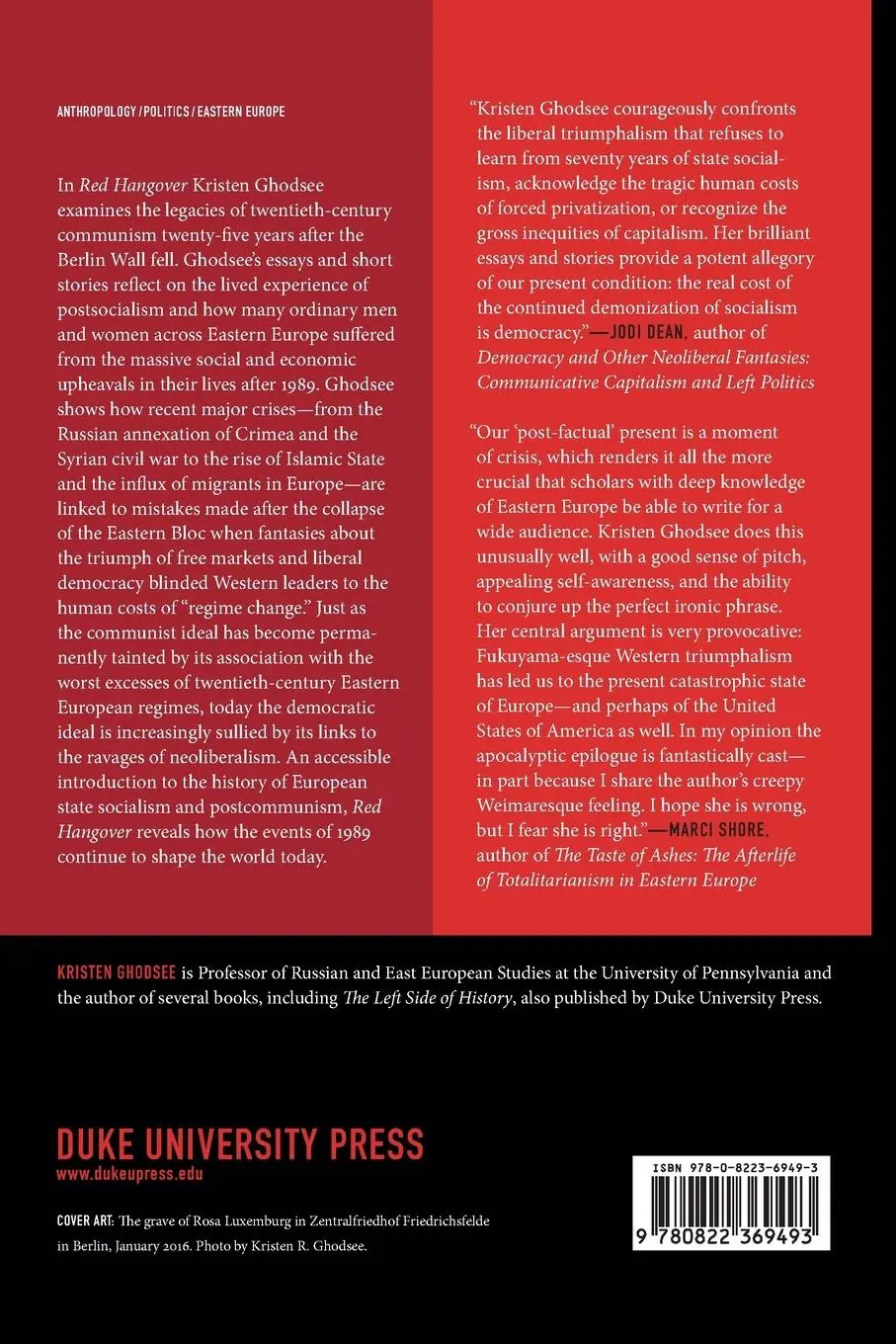 Rückseite: 9780822369493 | Red Hangover | Legacies of Twentieth-Century Communism | Ghodsee