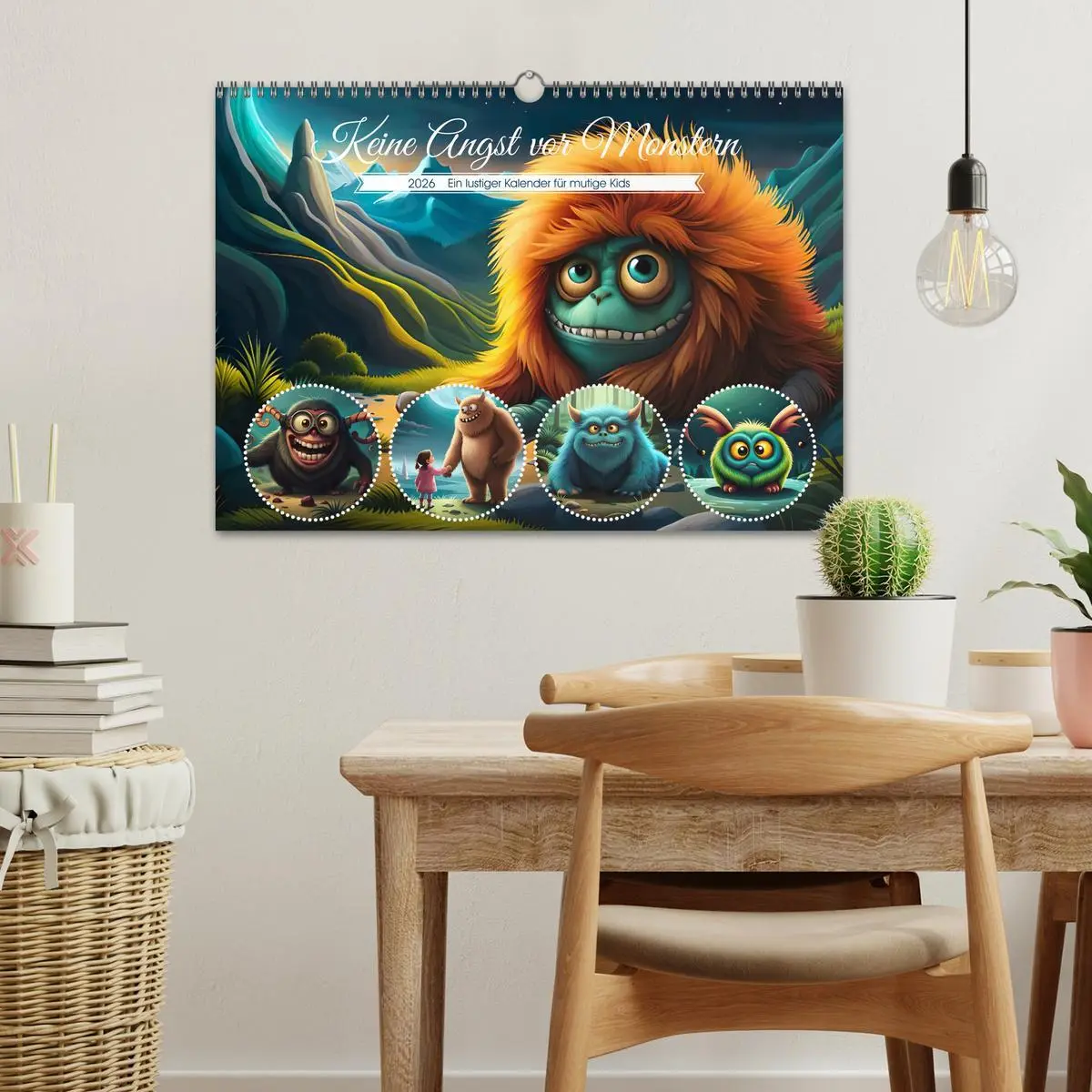 Bild: 9783457519493 | Keine Angst vor Monstern (Wandkalender 2026 DIN A3 quer), CALVENDO...
