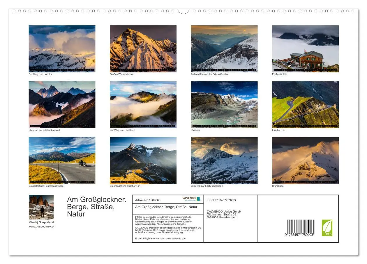 Bild: 9783457759493 | Am Großglockner. Berge, Straße, Natur (hochwertiger Premium...