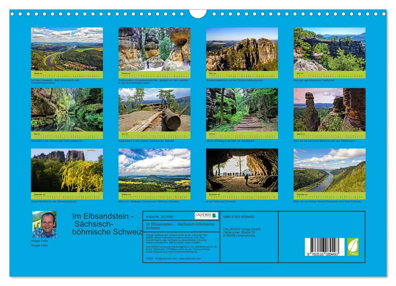 Bild: 9783516089493 | Im Elbsandstein - Sächsisch-böhmische Schweiz (Wandkalender 2026...