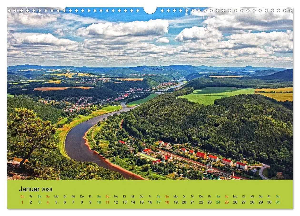 Bild: 9783516089493 | Im Elbsandstein - Sächsisch-böhmische Schweiz (Wandkalender 2026...
