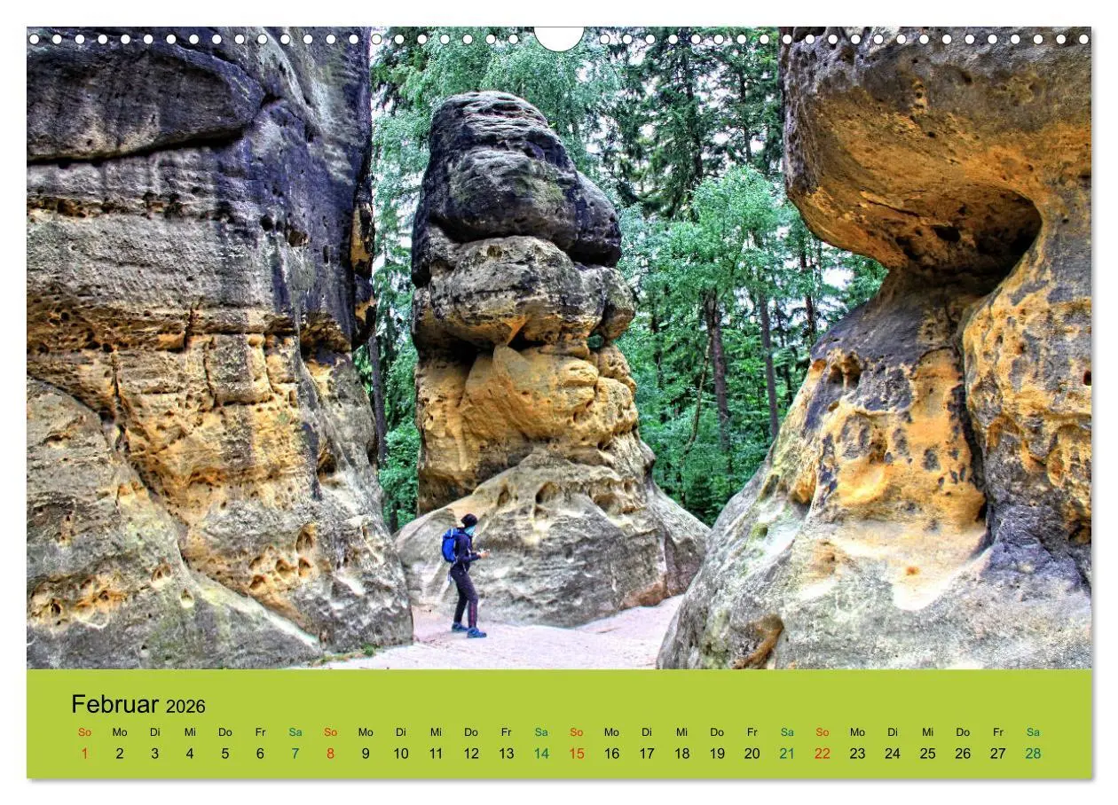 Bild: 9783516089493 | Im Elbsandstein - Sächsisch-böhmische Schweiz (Wandkalender 2026...