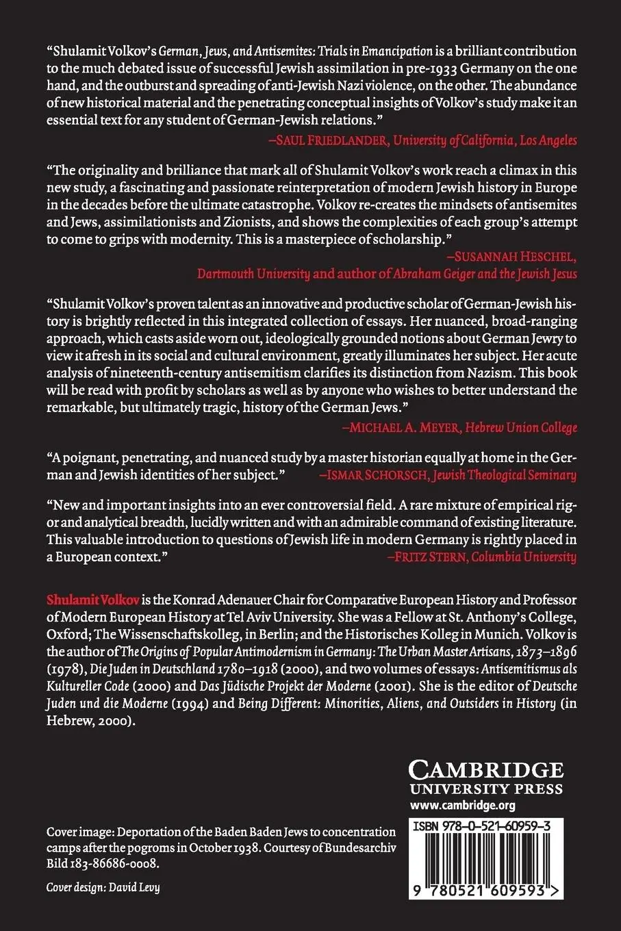 Rückseite: 9780521609593 | Germans, Jews, and Antisemites | Shulamit Volkov | Taschenbuch | 2015