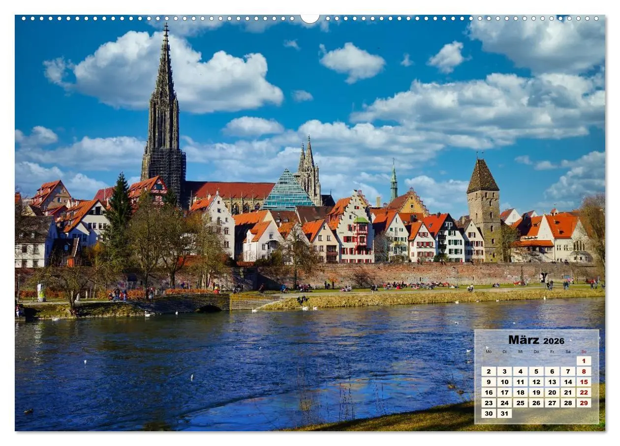 Bild: 9783457299593 | Die schöne blaue Donau (Wandkalender 2026 DIN A2 quer), CALVENDO...
