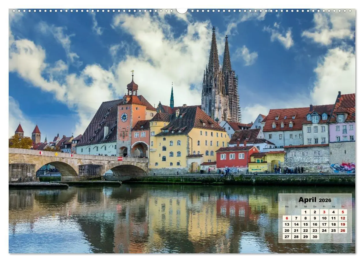 Bild: 9783457299593 | Die schöne blaue Donau (Wandkalender 2026 DIN A2 quer), CALVENDO...