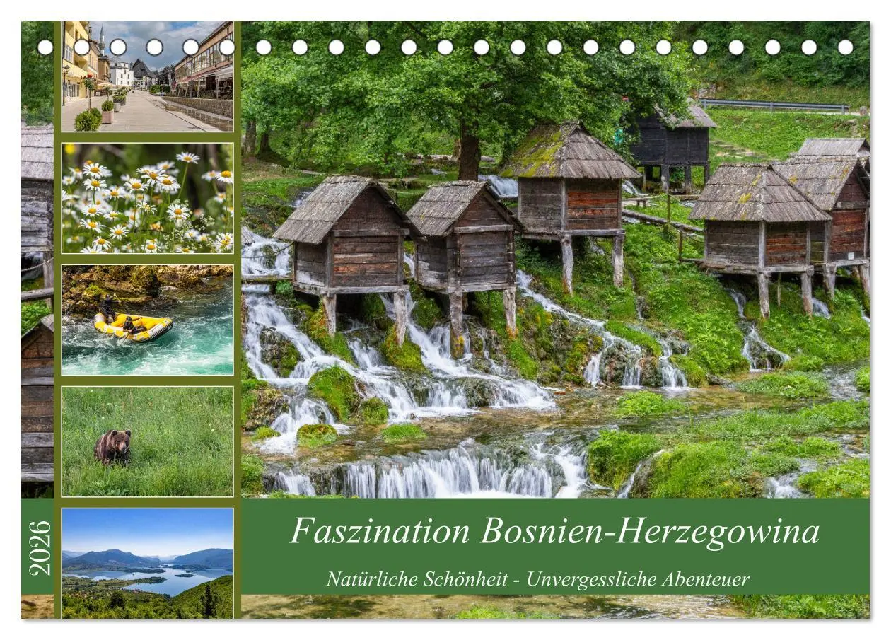 Cover: 9783457509593 | Faszination Bosnien-Herzegowina (Tischkalender 2026 DIN A5 quer),...