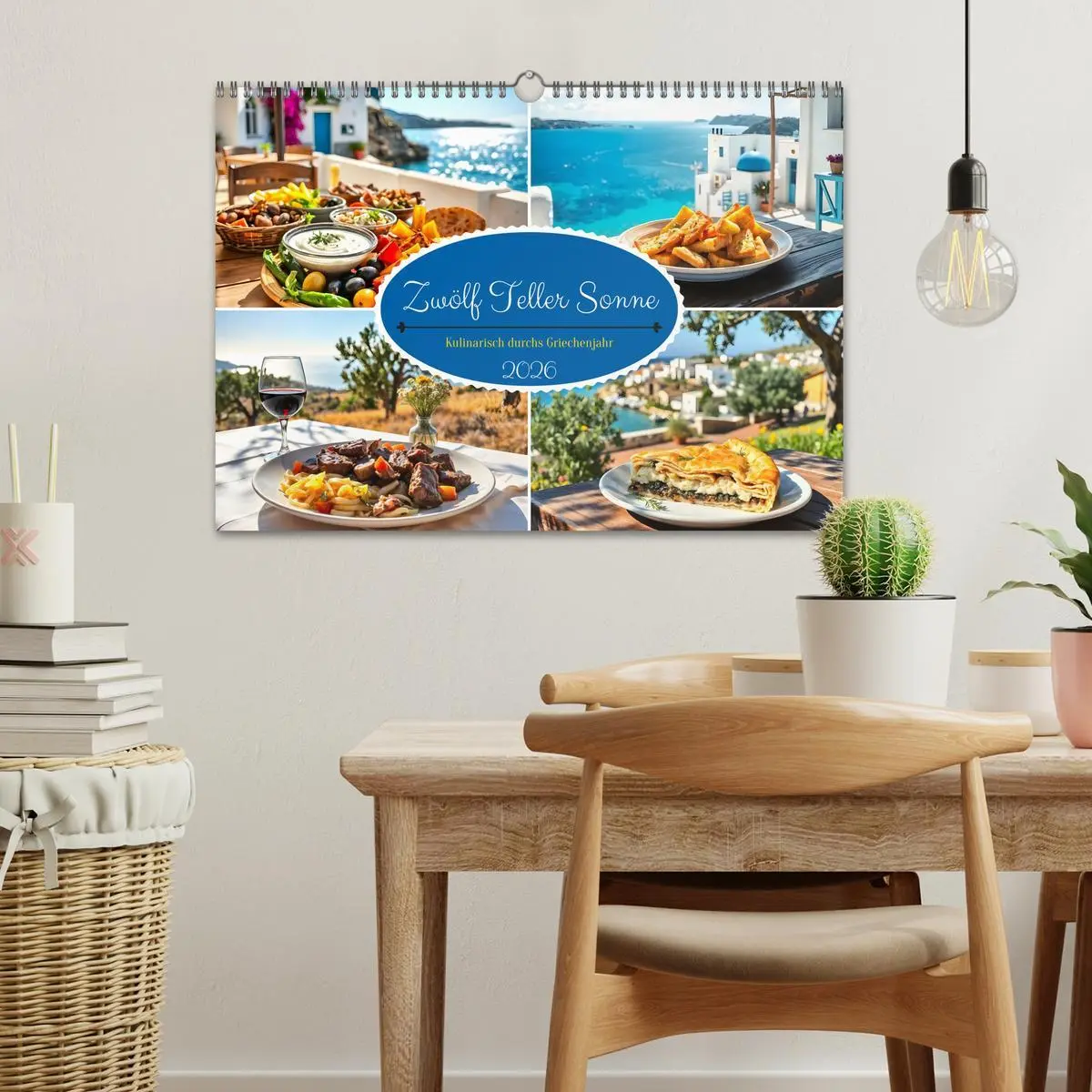 Bild: 9783457989593 | Zwölf Teller Sonne - Kulinarisch durchs Griechenjahr (Wandkalender...