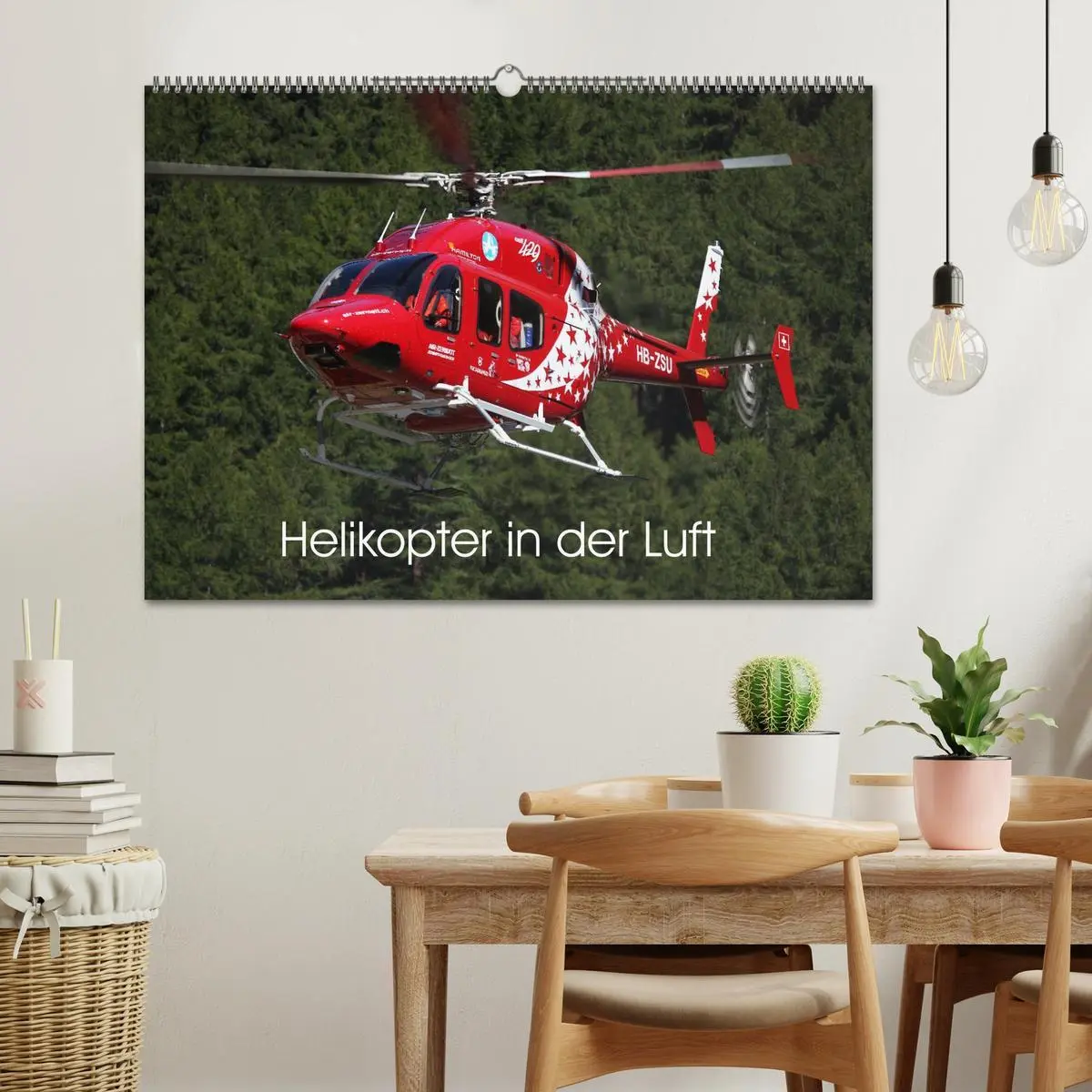 Bild: 9783516079593 | Helikopter in der Luft (Wandkalender 2026 DIN A2 quer), CALVENDO...