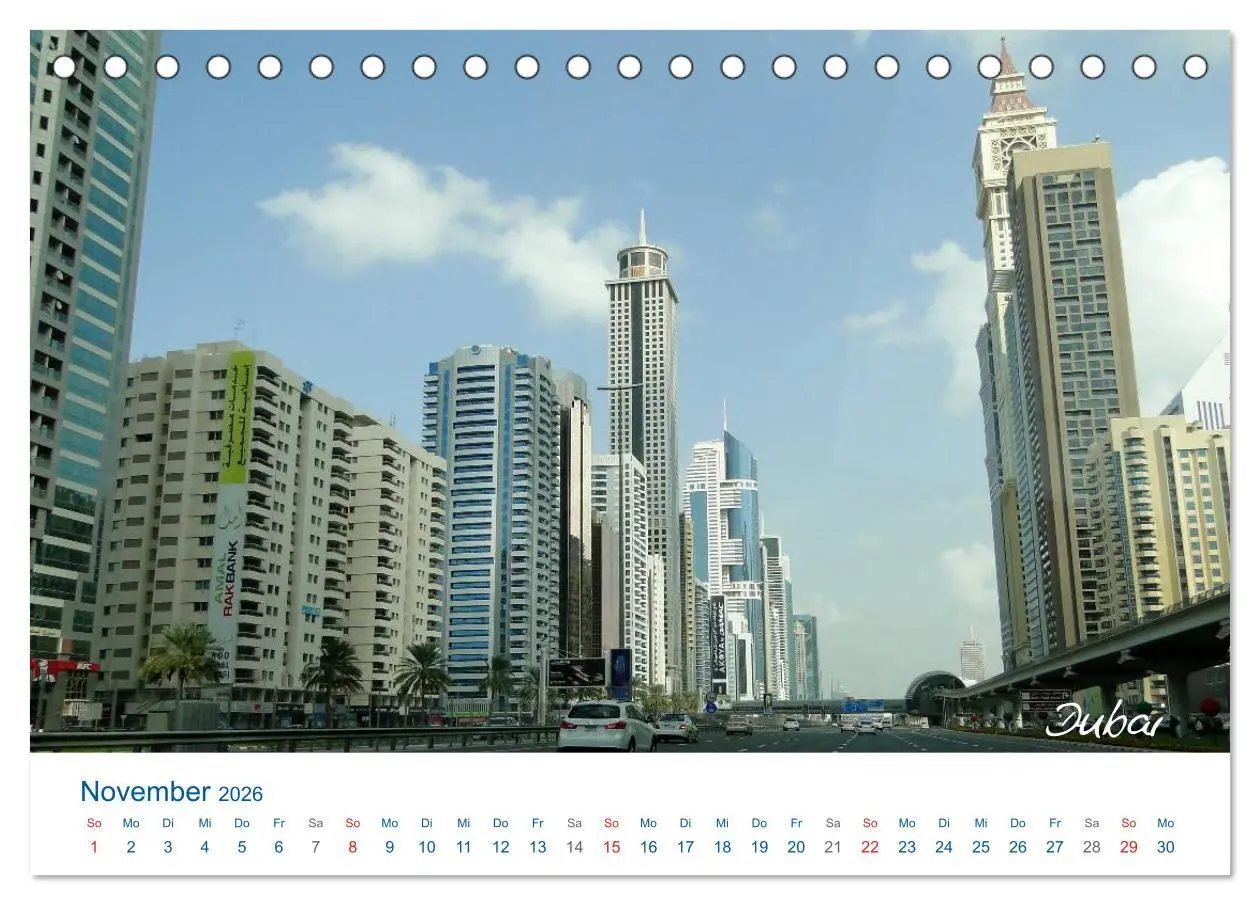 Bild: 9783516219593 | Vereinigte Arabische Emirate (Tischkalender 2026 DIN A5 quer),...