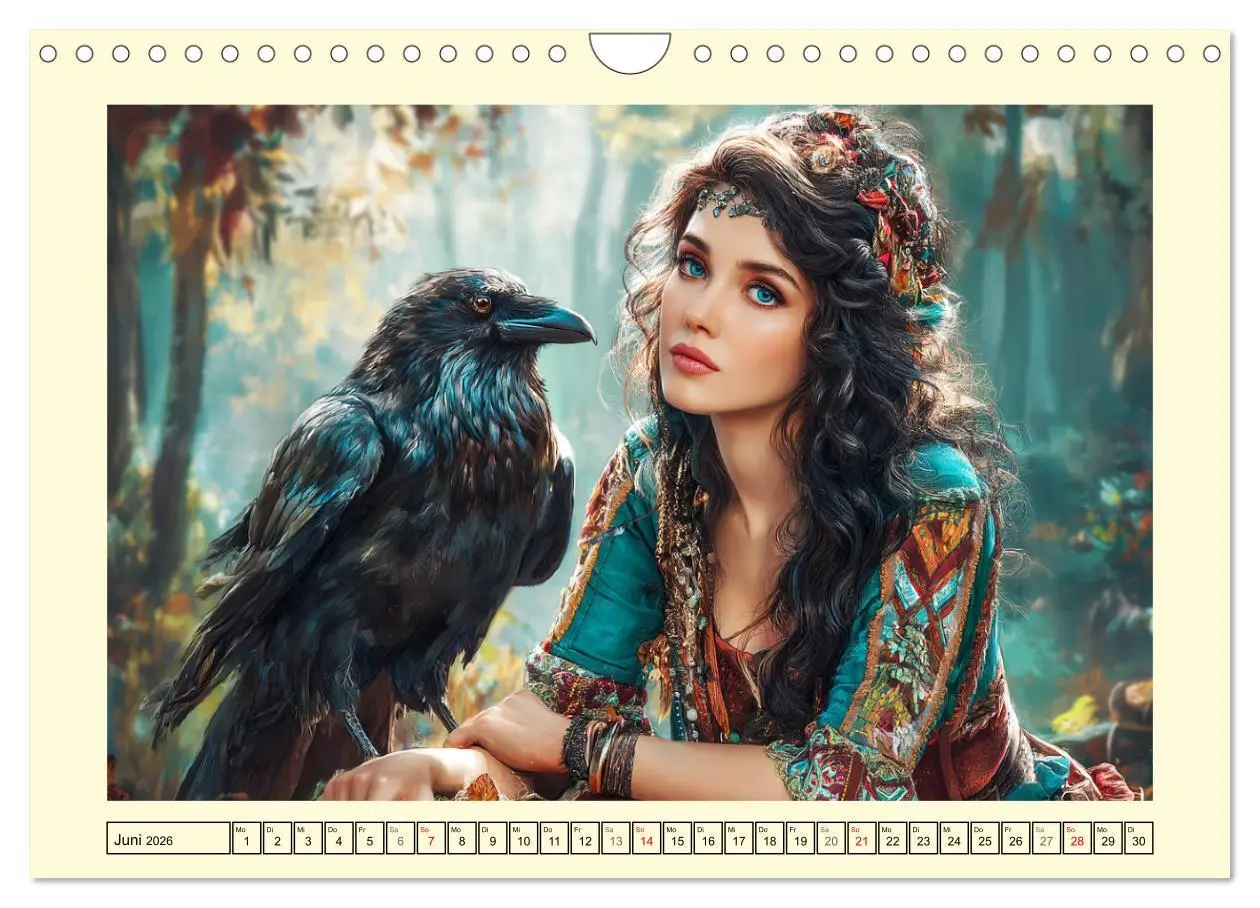 Bild: 9783516459593 | Waldgeflüster. Die mystischen Frauen der alten Pfade (Wandkalender...