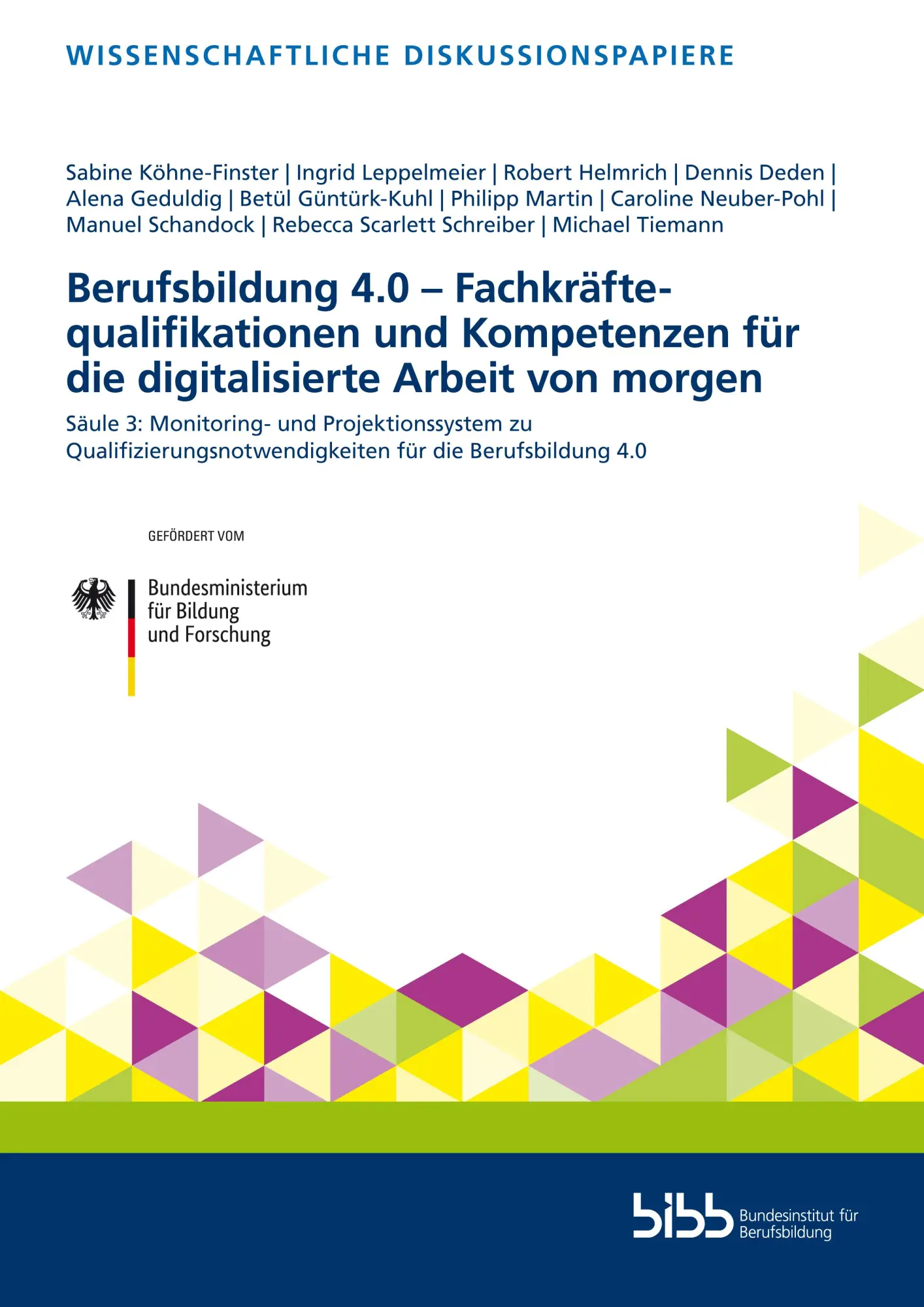 Cover: 9783847429593 | Berufsbildung 4.0 - Fachkräftequalifikationen und Kompetenzen für...