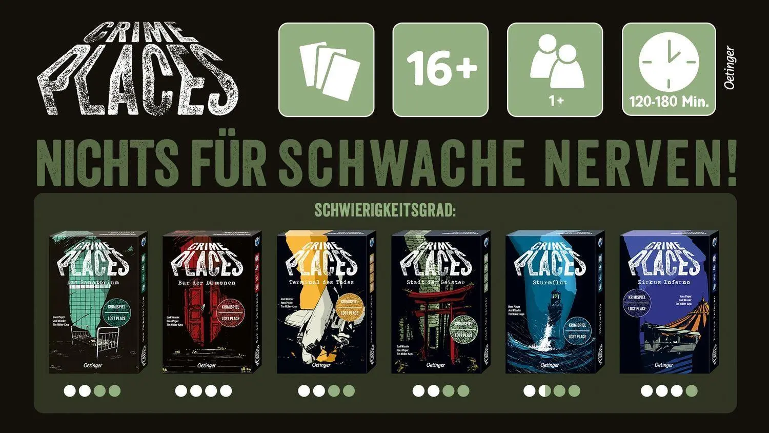 Bild: 4260512189693 | Crime Places. Stadt der Geister | Joel Müseler (u. a.) | Spiel | 72 S.