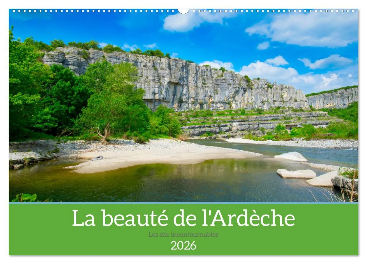 Cover: 9783457289693 | La beauté de l'Ardèche (Calendrier mural 2026 DIN A2 vertical),...