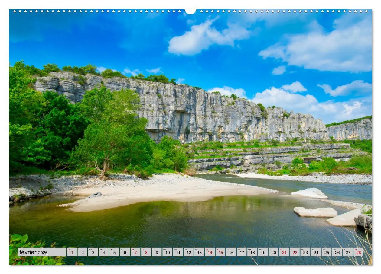 Bild: 9783457289693 | La beauté de l'Ardèche (Calendrier mural 2026 DIN A2 vertical),...