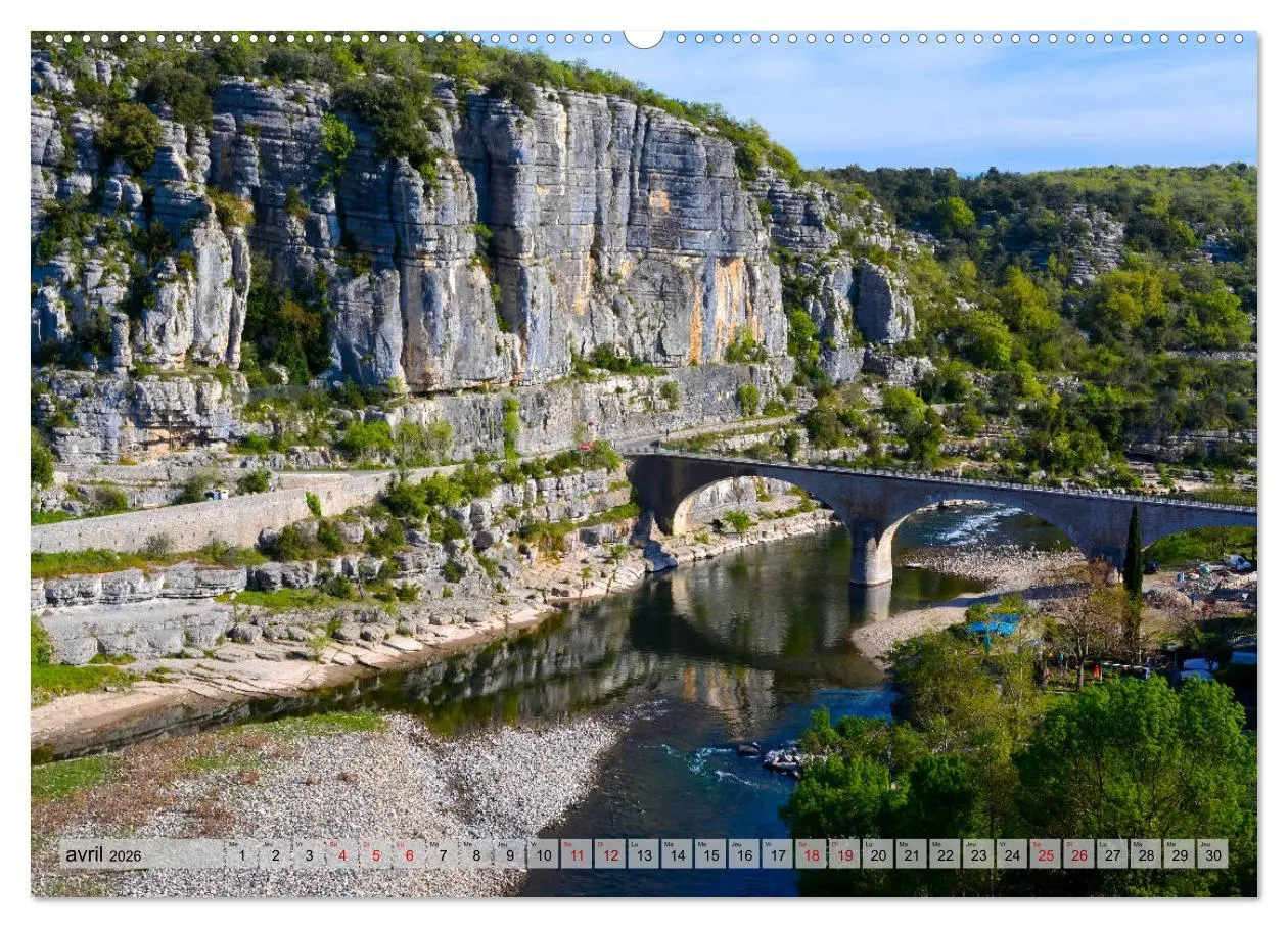 Bild: 9783457289693 | La beauté de l'Ardèche (Calendrier mural 2026 DIN A2 vertical),...
