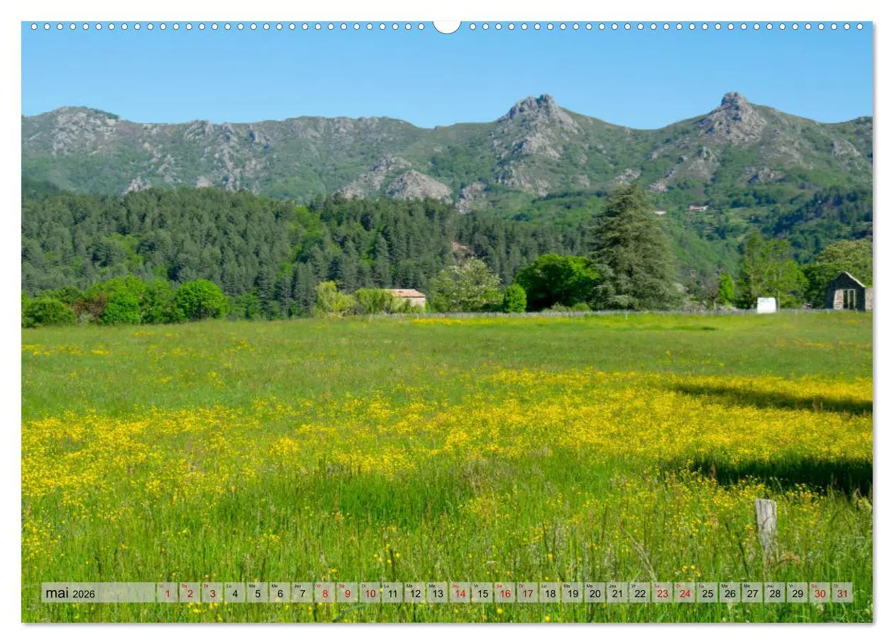 Bild: 9783457289693 | La beauté de l'Ardèche (Calendrier mural 2026 DIN A2 vertical),...