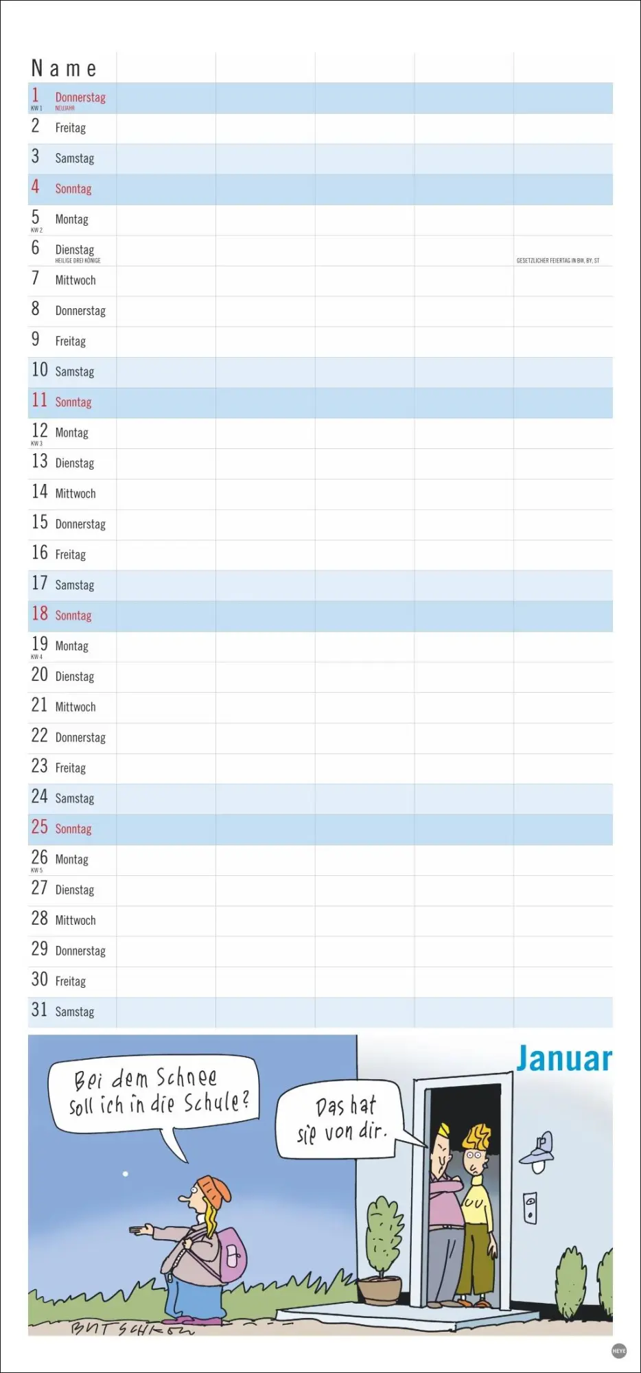 Bild: 9783756409693 | Peter Butschkow: Familienplaner 2026 | Peter Butschkow | Kalender