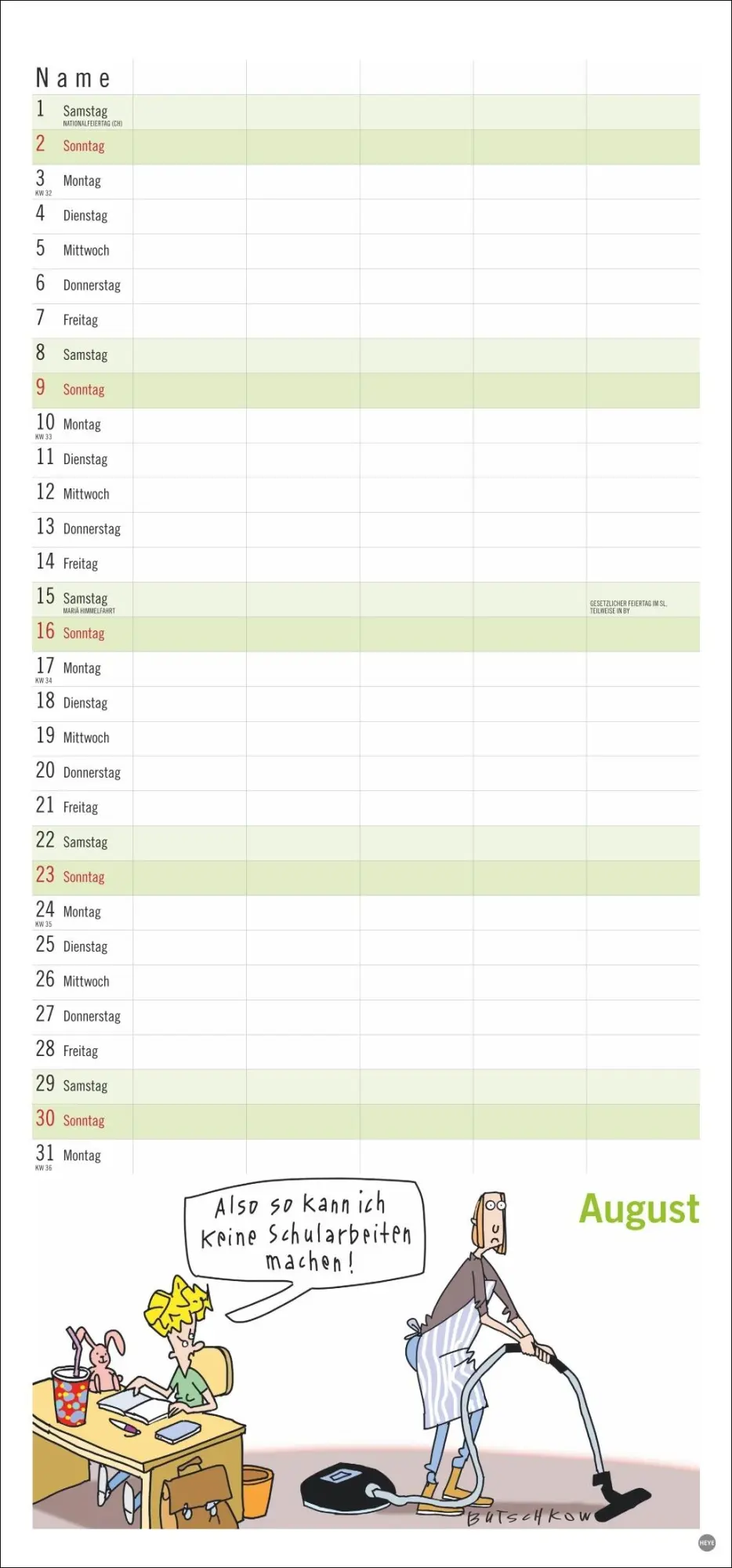 Bild: 9783756409693 | Peter Butschkow: Familienplaner 2026 | Peter Butschkow | Kalender